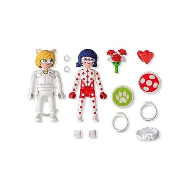 PLAYMOBIL - Miraculous - Ladybug & Cat Noir Wedding Dream (71865)