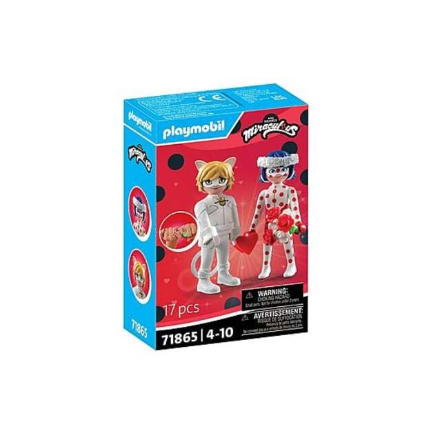 PLAYMOBIL - Miraculous - Ladybug & Cat Noir Wedding Dream (71865)