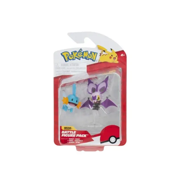 Pokemon - Battle Feature Figure - Noibat & Mudkip (PKW4051)
