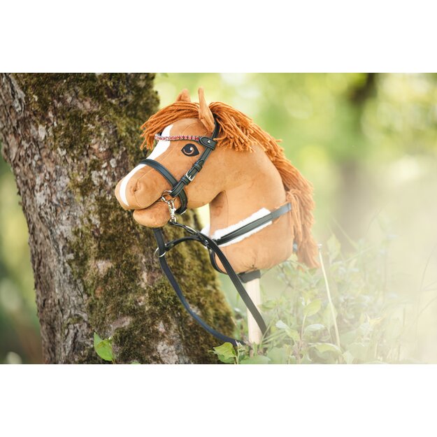 My Hobby Horse - Browband red stones (MHH011010)