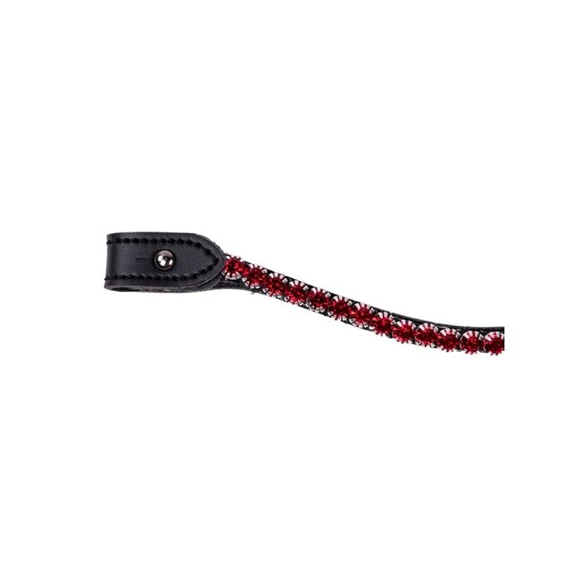 My Hobby Horse - Browband red stones (MHH011010)