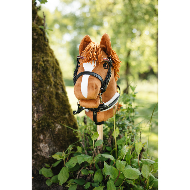 My Hobby Horse - Browband red stones (MHH011010)