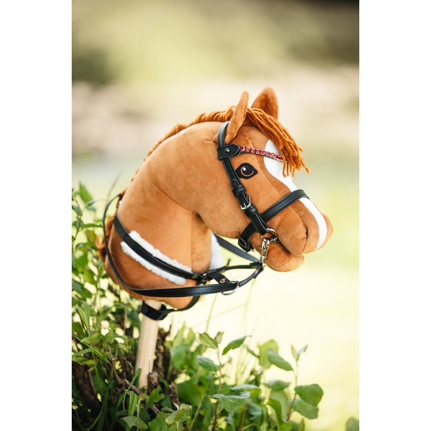 My Hobby Horse - Browband red stones (MHH011010)