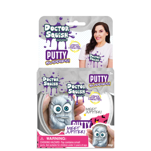Doctor Squish - Putty Buddies 50g (Silver) (107466)