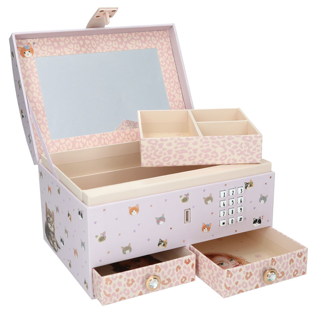 Topmodel - TOPModel Big Jewellery Box With Code And Sound - CAT LOVE - Rose (413578)