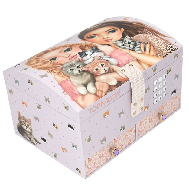 Topmodel - TOPModel Big Jewellery Box With Code And Sound - CAT LOVE - Rose (413578)