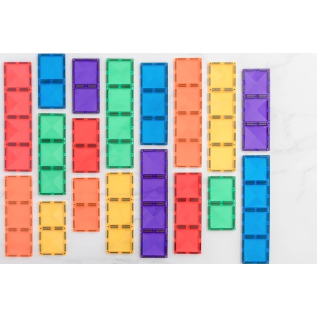 Connetix - Rainbow Rectangle Pack - 18 Pieces (CT-R-00018-RE)