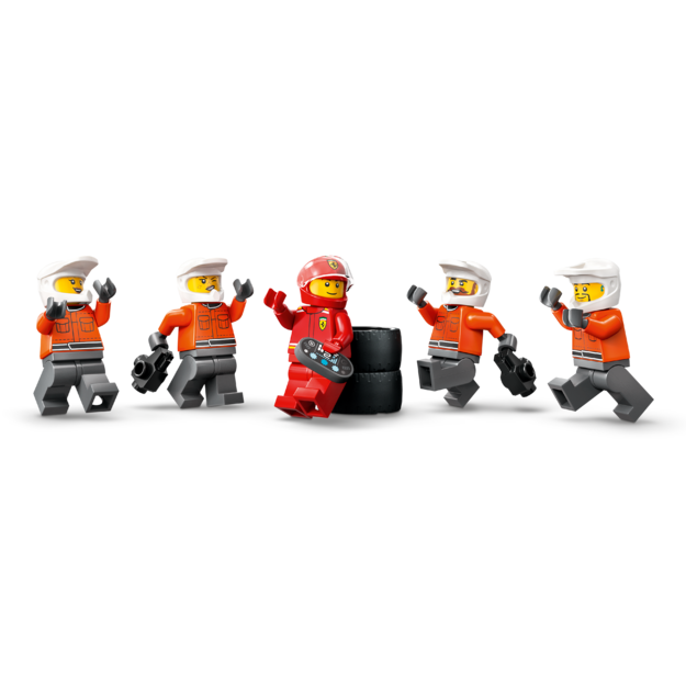 LEGO - LEGO City - F1® Pit Stop & Pit Crew with Ferrari Car (60443)