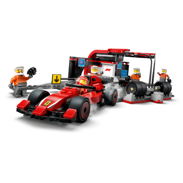 LEGO - LEGO City - F1® Pit Stop & Pit Crew with Ferrari Car (60443)