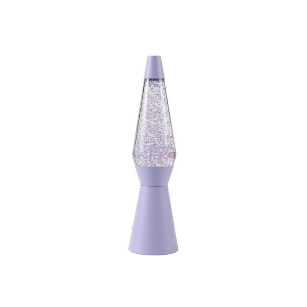 iTotal - Spaceship Glitter Lamp - Pastel Purple - 40 cm