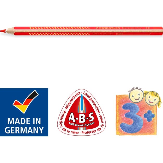 Staedtler - Jumbo Coloured Pencil, Noris - 112 pcs. (128 CA112)