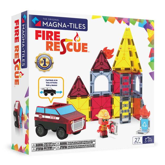 Magna-Tiles - Fire Rescue™ 27 Piece Set (90360)