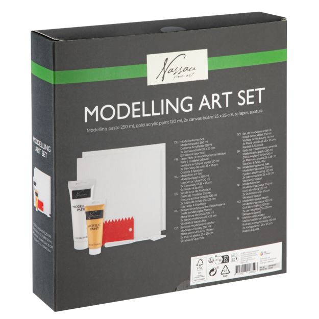 Nassau - Modelling art set - incl paste 250 ml & 1 scraper (AR0767/GE)