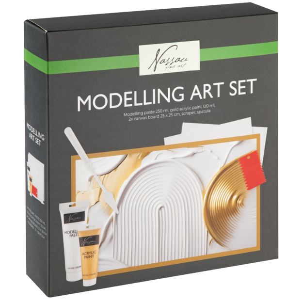 Nassau - Modelling art set - incl paste 250 ml & 1 scraper (AR0767/GE)