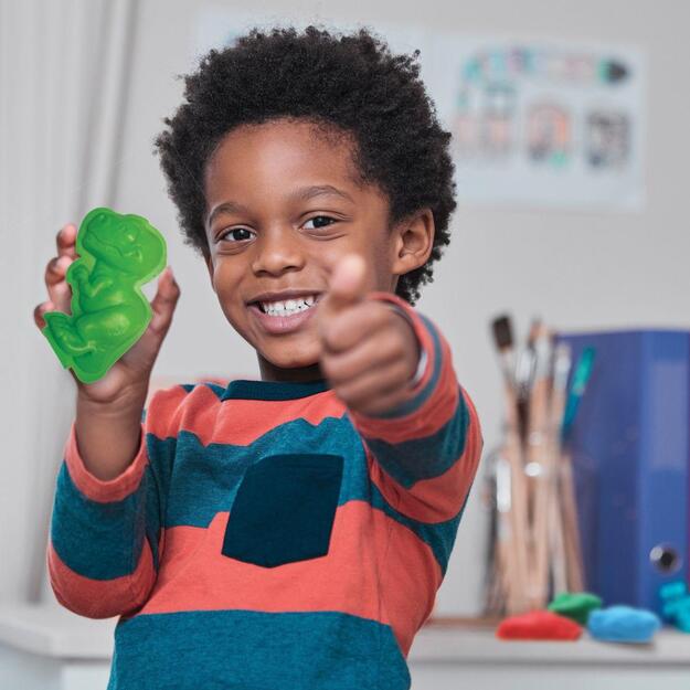 Cra-Z-Art - Softee Dough Dino Neon Dough Set (CRDOUGH11)