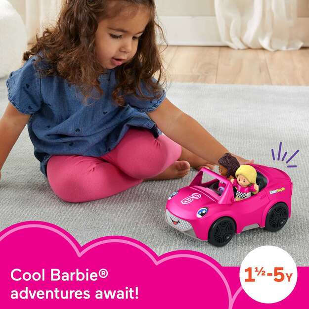 Fisher-Price - Barbie Convertible By Little People (HJN53)