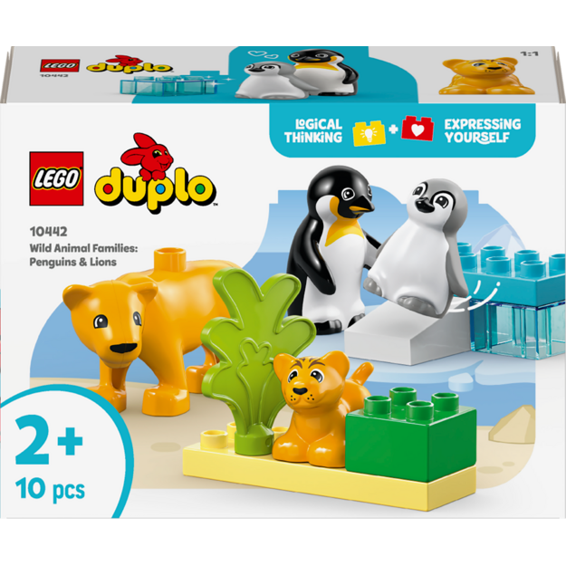 LEGO - DUPLO Town - Wild Animal Families: Penguins & Lions (10442)