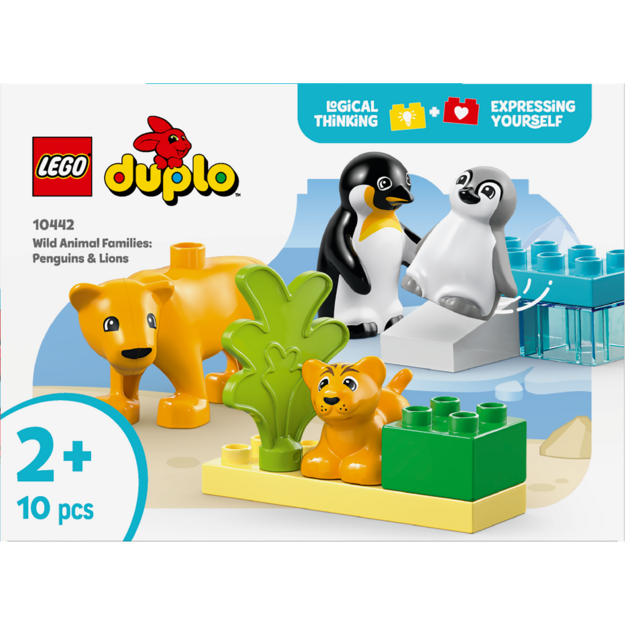 LEGO - DUPLO Town - Wild Animal Families: Penguins & Lions (10442)