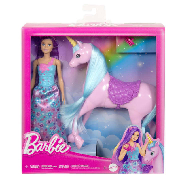 Barbie - Doll and Unicorn (HYT62)