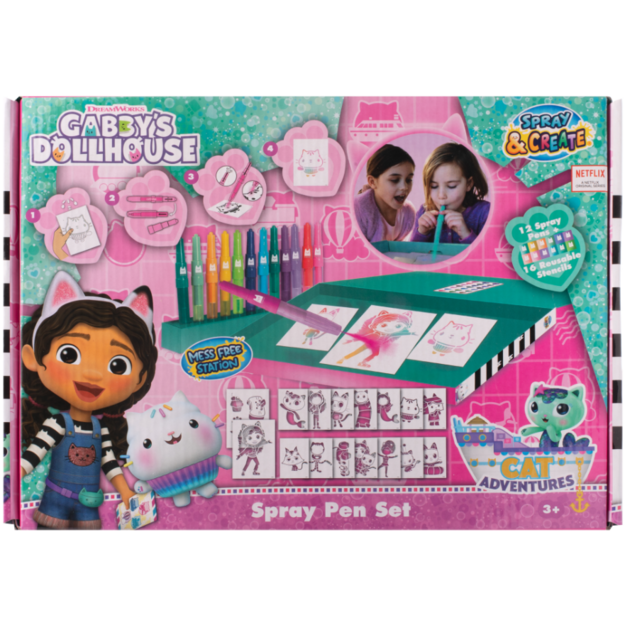 Gabby’s Dollhouse - Desktop Spray Pen Set (GD23368V)