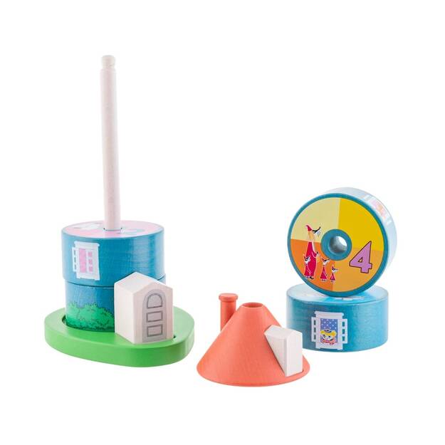 Moomin - Stackable Moominhouse af wood (35504596)