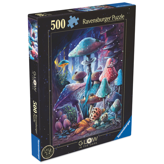 Ravensburger - Moonlight Mushrooms 500p glow (12001386)