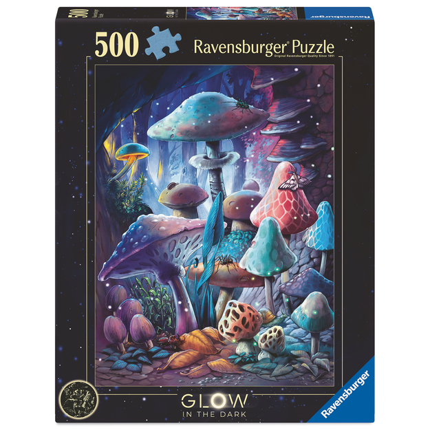 Ravensburger - Moonlight Mushrooms 500p glow (12001386)