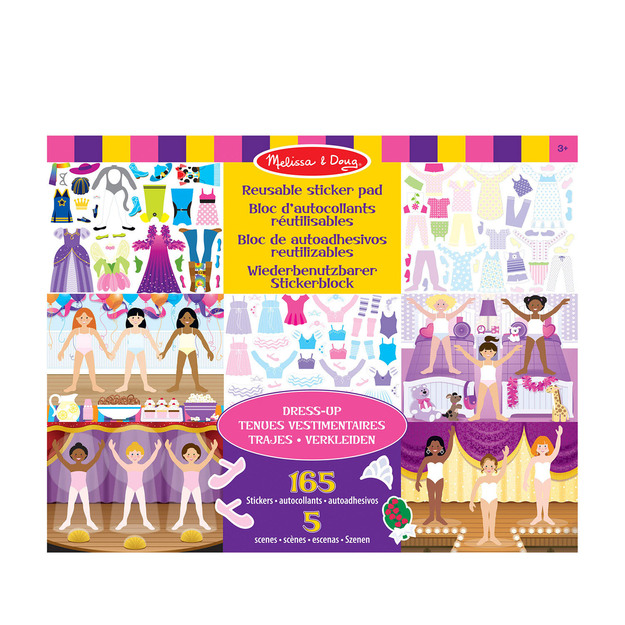 Melissa & Doug - Reusable Sticker Pad Dress-up (806039)