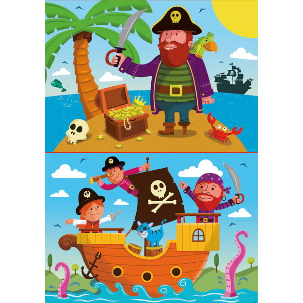 Educa - 2x20 pcs, Pirates (80-17149)