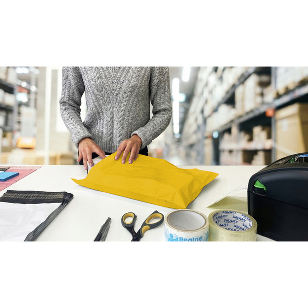 KURJERA FOLIJAS MAISINI DZELTENI B4 260x350 50 gab.