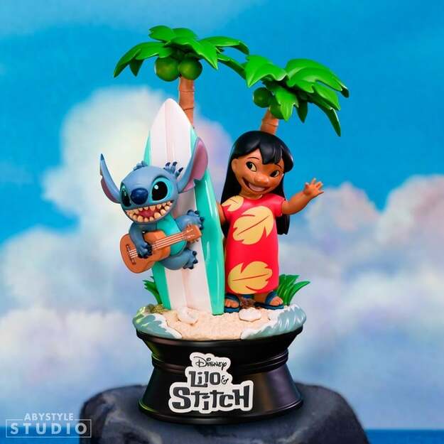 DISNEY - Figurine  - Lilo & Stitch Surfboard