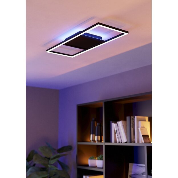 EGLO - Calagrano-Z ceiling lamp black L64 - RGB + TW - Zigbee, Bluetooth 5