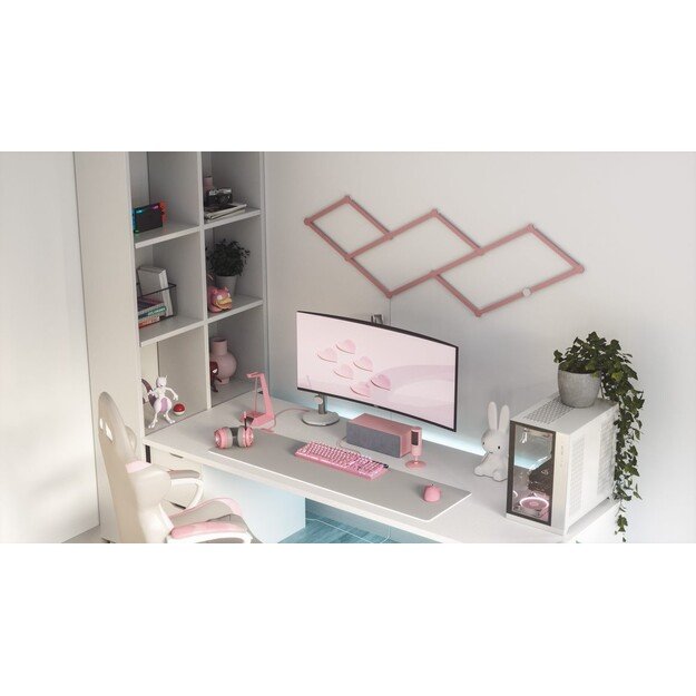 Nanoleaf - Lines Skin Pink Matte 4