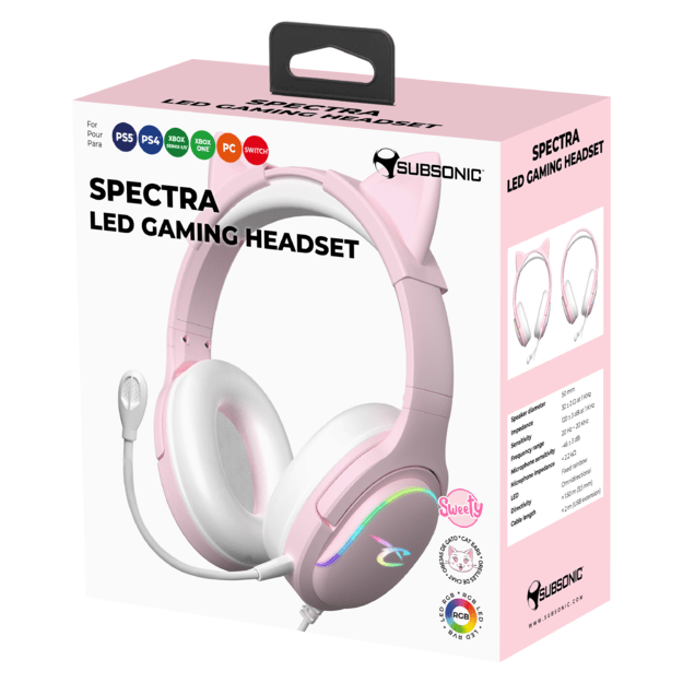 Subsonic Headset All Platforms + Led MULTI