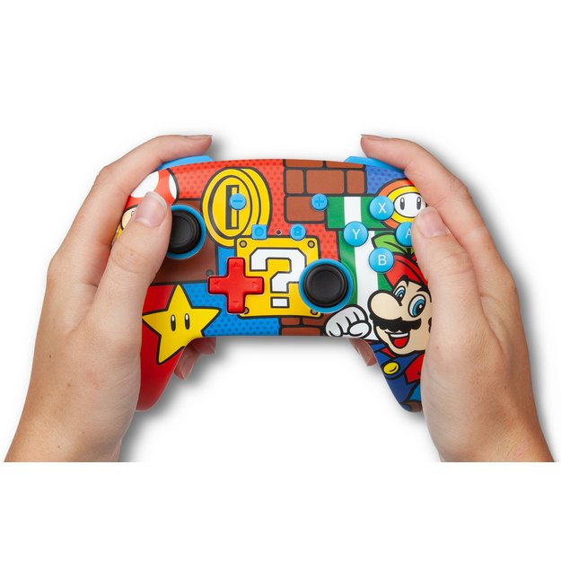 PowerA Enhanced Wireless Controller for Nintendo Switch - Mario Pop 1