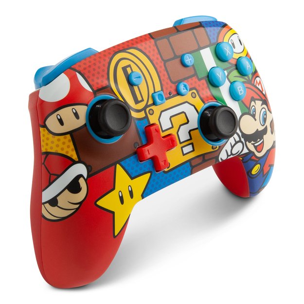 PowerA Enhanced Wireless Controller for Nintendo Switch - Mario Pop 7
