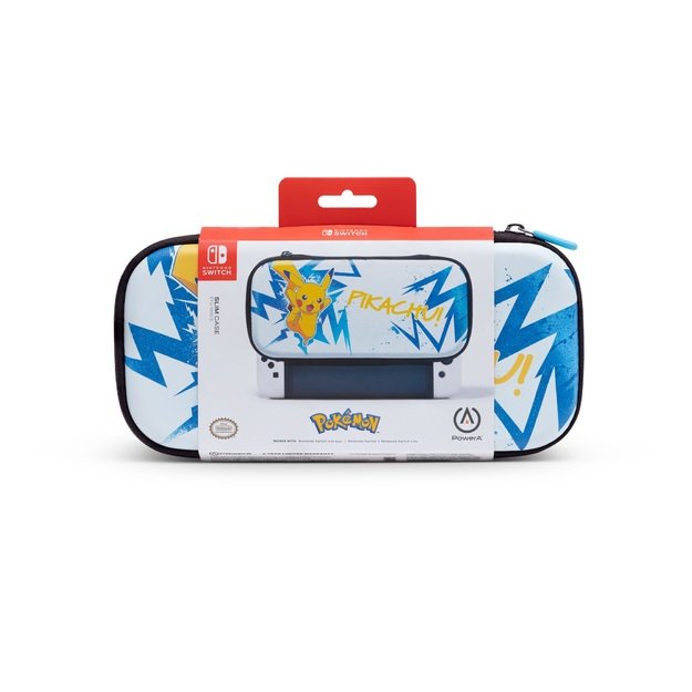 PowerA Slim Case for Nintendo Switch - OLED Model, Nintendo Switch or Nintendo Switch Lite - Pikachu High Voltage 10
