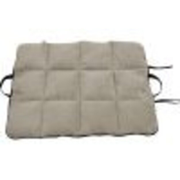Peppy buddies - folding mattress black and beige fleece 90x66cm