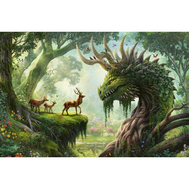 Ravensburger - Puzzle The Forest Dragon awakes 3000p (12000808) 1