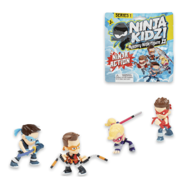 Ninja Kidz - Ninja Action Mystery Figures S1 Ass Cdu (4501)