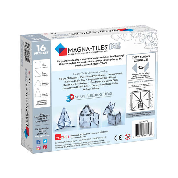 MAGNA-TILES - ICE 16 pcs set (90214) 6