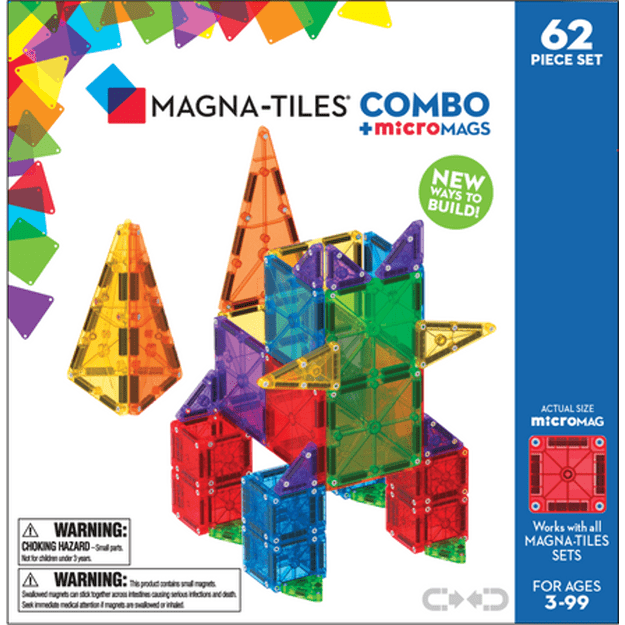 Magna-Tiles - microMAGS Combo 62 pcs (90294)
