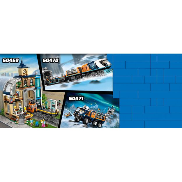 LEGO - LEGO City - Explorers' Arctic Polar Express Train (60470) 1