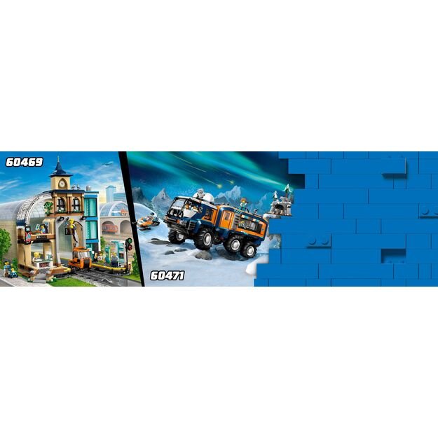 LEGO - LEGO City - Explorers' Arctic Polar Express Train (60470) 2