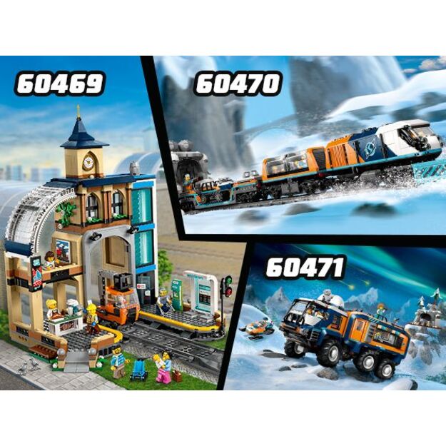 LEGO - LEGO City - Explorers' Arctic Polar Express Train (60470) 4