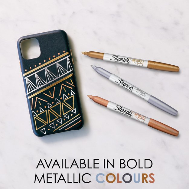 Sharpie - Metallic 3-Blister - Gold/Silver/Bronze - 1.4 mm 4
