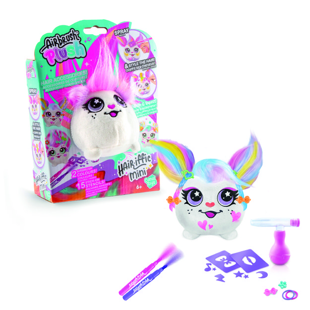 Airbrush Plush - Hair'iffic 10cm Mini 1 Pack Assorted (11038) 1