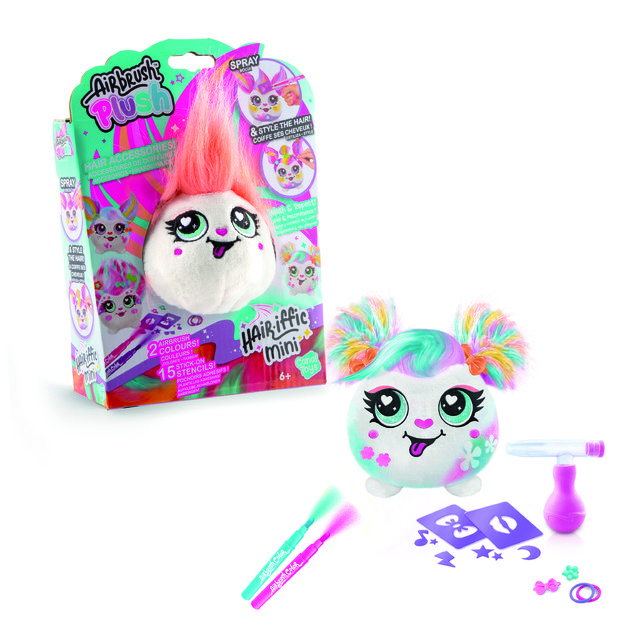 Airbrush Plush - Hair'iffic 10cm Mini 1 Pack Assorted (11038) 2