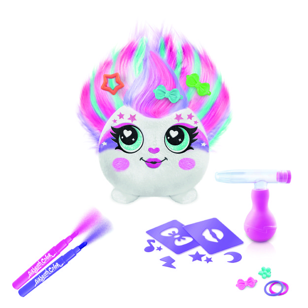 Airbrush Plush - Hair'iffic 10cm Mini 1 Pack Assorted (11038) 3
