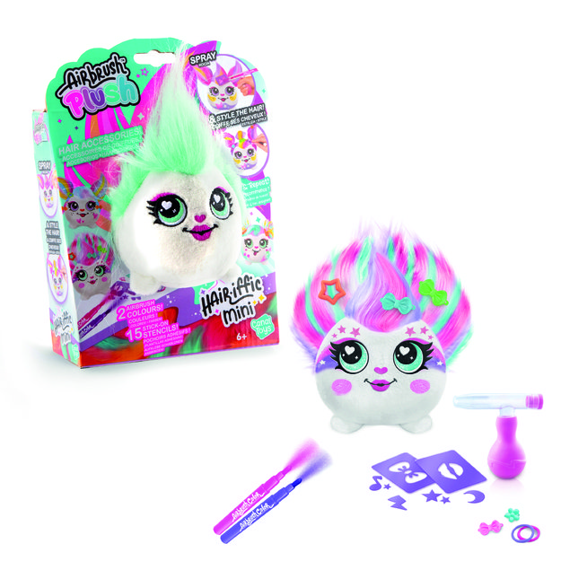 Airbrush Plush - Hair'iffic 10cm Mini 1 Pack Assorted (11038) 4